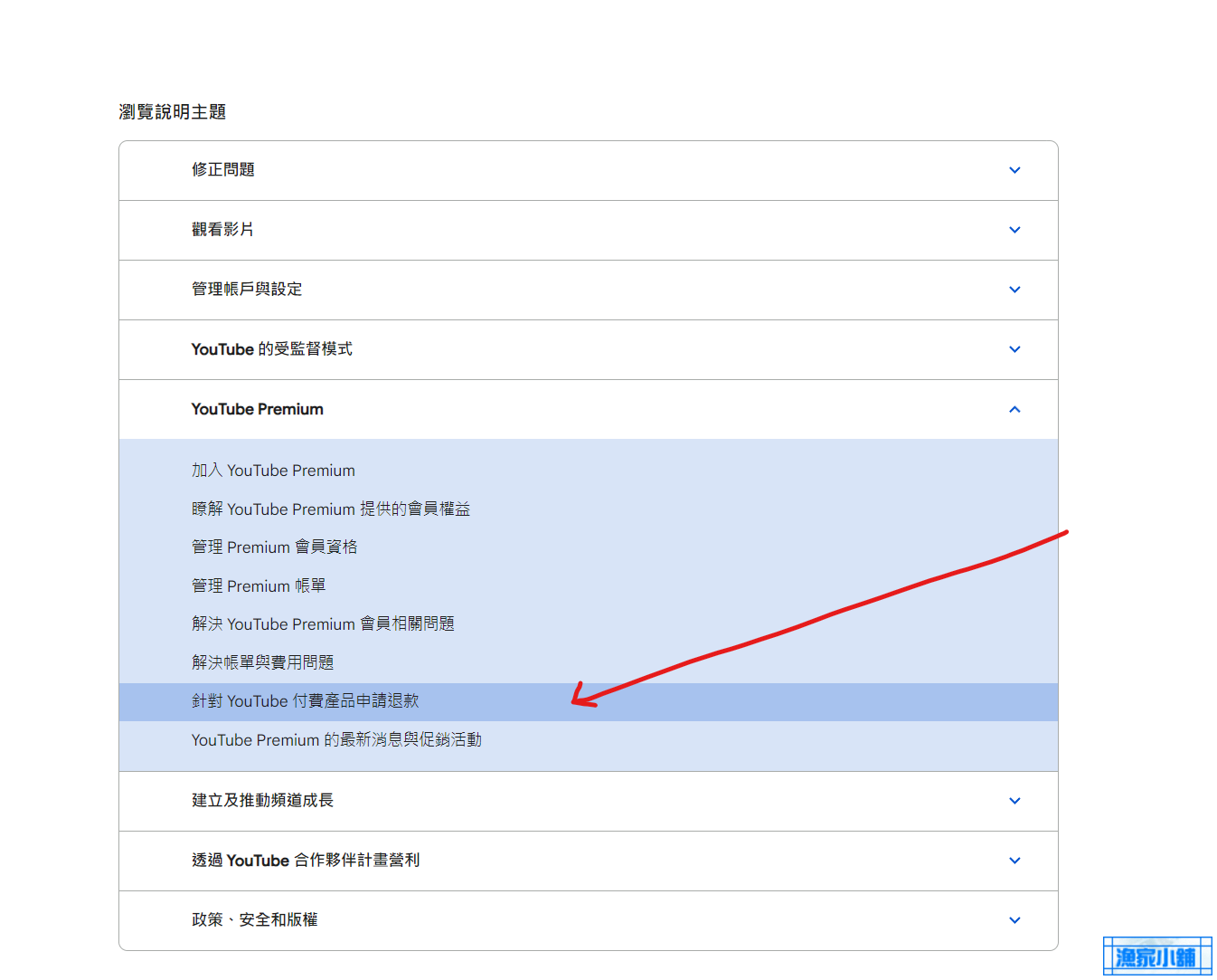 youtube 快速退款方式
